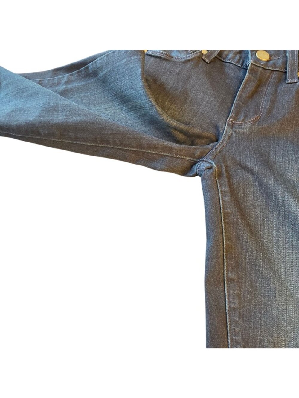 Paige Verdugo Ultra Skinny Jeans Dark Wash Low Rise Premium Denim Size 24 - Picture 7 of 8
